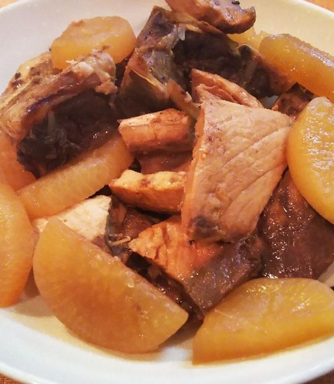 ブリのアラで簡単☆ブリ大根 by めぐみん⭐️ 【クックパッド】 簡単