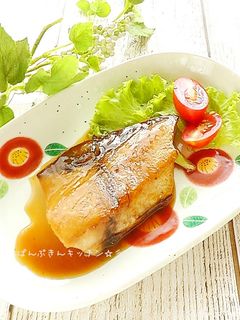 ⁂ブリの照り焼き バター風味⁂-レシピのメイン写真