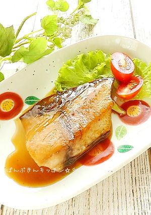 ⁂ブリの照り焼き バター風味⁂-レシピのメイン写真