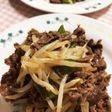 ☆もやしとピーマン炒めとがっつり焼肉