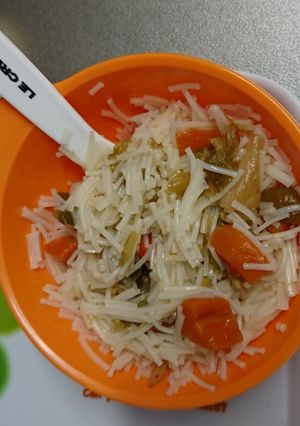 レンジで簡単そうめん　離乳食-レシピのメイン写真