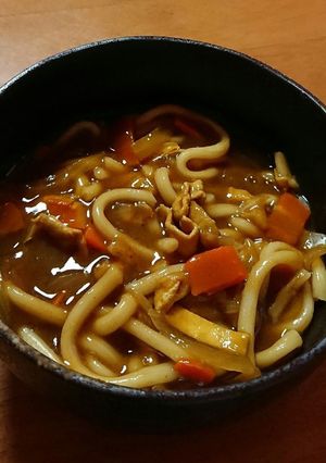 ちょっと食べたい時のカレーうどん-レシピのメイン写真