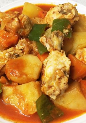 簡単！鶏手羽元のトマト煮☆電気圧力鍋☆-レシピのメイン写真