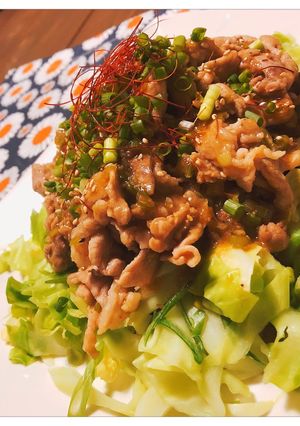 豚肉の焼肉サラダ-レシピのメイン写真