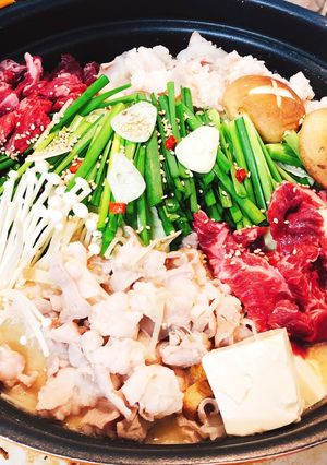 ミルク白味噌モツ鍋-レシピのメイン写真