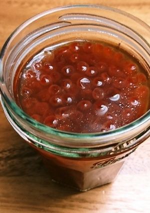 秋といえば♪イクラの麺つゆ漬け-レシピのメイン写真