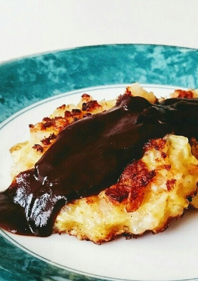 簡単❗海老のお好み焼き風ハンバーグ❔❔-レシピのメイン写真