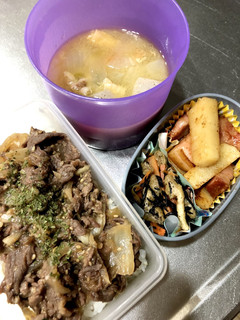 お腹ぃぱいプルコギ丼お弁当-レシピのメイン写真