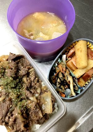 お腹ぃぱいプルコギ丼お弁当-レシピのメイン写真
