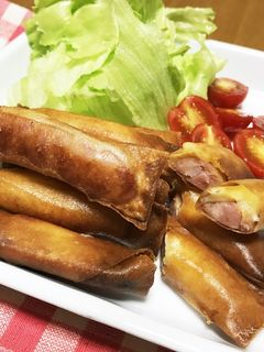ソーセージとチーズの春巻き-レシピのメイン写真