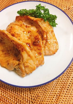 豚ロースのメープルマスタード焼き-レシピのメイン写真