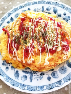 オムレツ焼きそば-レシピのメイン写真