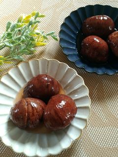 栗の渋皮煮-レシピのメイン写真