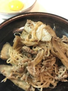 牛肉とごぼうの炒め煮-レシピのメイン写真