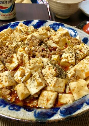 キャンプ場でも作れる四川風麻婆豆腐-レシピのメイン写真