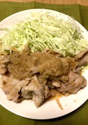電子レンジで美味しい豚の生姜焼き-レシピのメイン写真