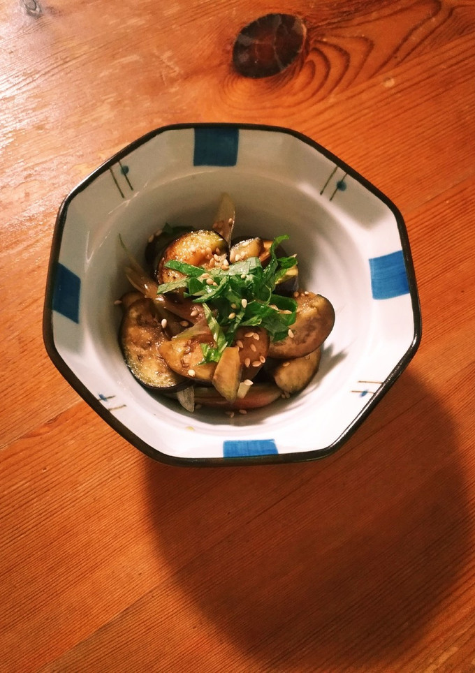 ミョウガと焼きナスの和え物-レシピのメイン写真