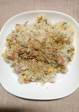 炊飯器でパラパラ炒飯(^-^)v-レシピのメイン写真