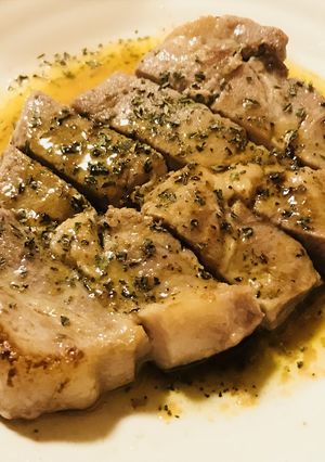 豚肩ロースのステーキ☆塩バターソース-レシピのメイン写真