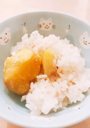 ももさんちの栗おこわ-レシピのメイン写真