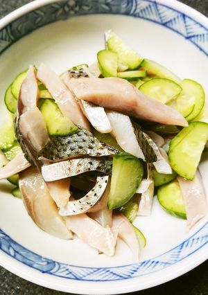 酢で1晩で小骨が消えた！このしろの酢の物-レシピのメイン写真