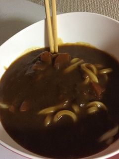残りカレーでカレーうどん-レシピのメイン写真