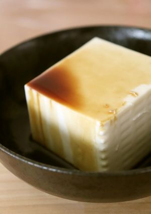 ふぎょぎょ!珍味♪豆腐にウスターソース-レシピのメイン写真