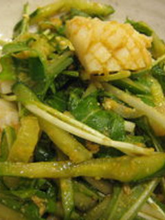水菜とイカのサラダ *~韓国風~*-レシピのメイン写真