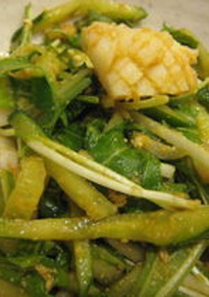 水菜とイカのサラダ　*～韓国風～*-レシピのメイン写真