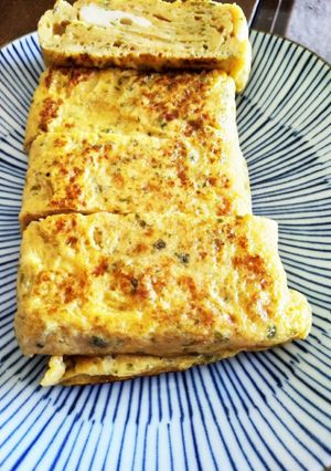 簡単!!混ぜて焼くだけ!!だし巻き卵-レシピのメイン写真