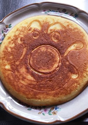 ◯簡単大きなアンパンマンホットケーキ◯-レシピのメイン写真