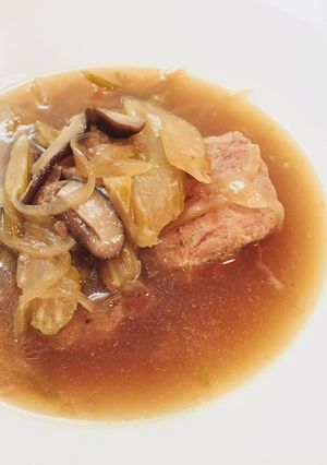 にんにくたっぷり！塩豚のセロリスープ-レシピのメイン写真