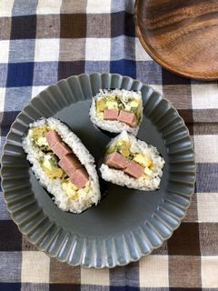 特大おにぎらず!スパム&海苔卵焼き-レシピのメイン写真