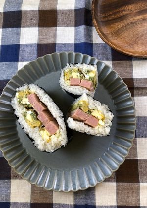 特大おにぎらず！スパム＆海苔卵焼き-レシピのメイン写真