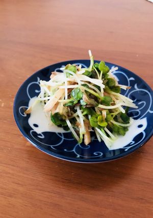 箸休め 薬味に 貝割れ大根の梅和え-レシピのメイン写真