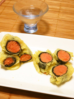 ☺おつまみに☆簡単和食♪たらこの天ぷら☺-レシピのメイン写真