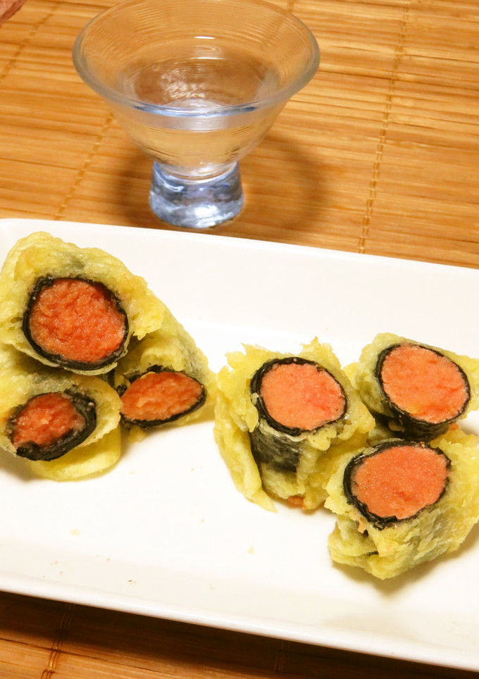 ☺おつまみに☆簡単和食♪たらこの天ぷら☺-レシピのメイン写真