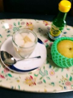 秋の味覚(^q^)梨♪盛り沢山ゼリー-レシピのメイン写真