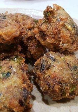 鯖缶で簡単☆鯖つみれ揚げ(鯖ナゲット？)-レシピのメイン写真