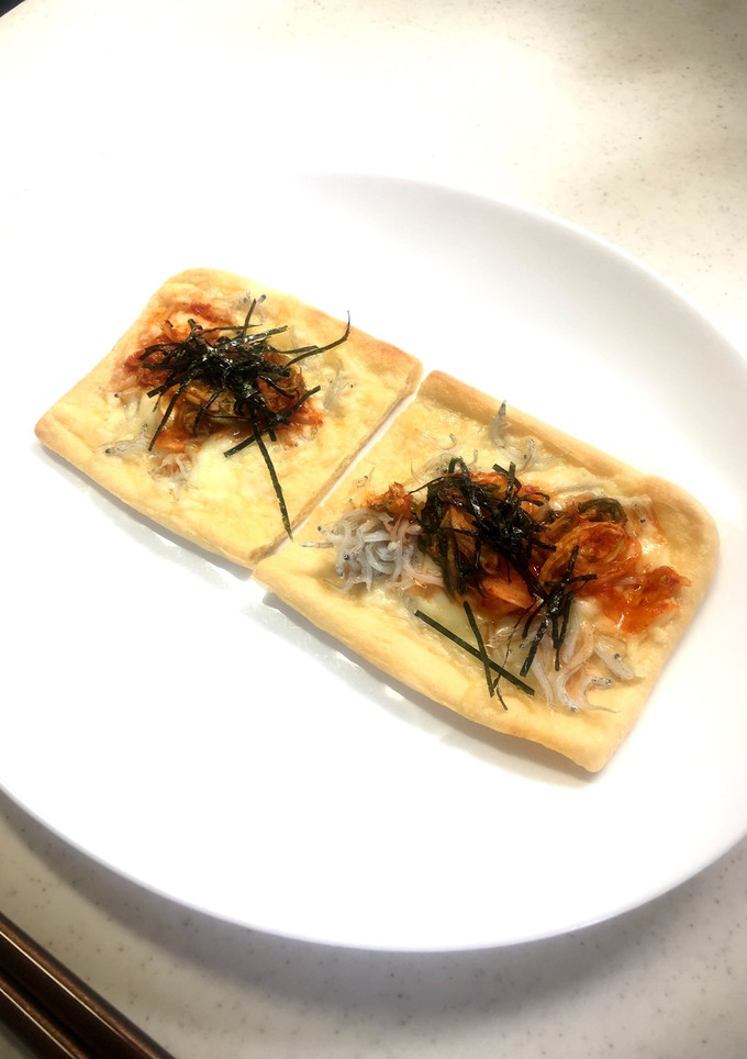 きぬ練りおあげ キムチとしらすチーズ焼き-レシピのメイン写真
