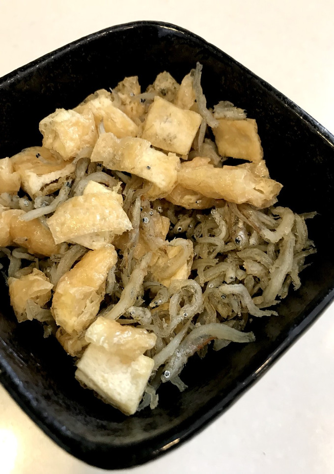 ご飯のお供に★しらすと揚げのごま油炒め-レシピのメイン写真