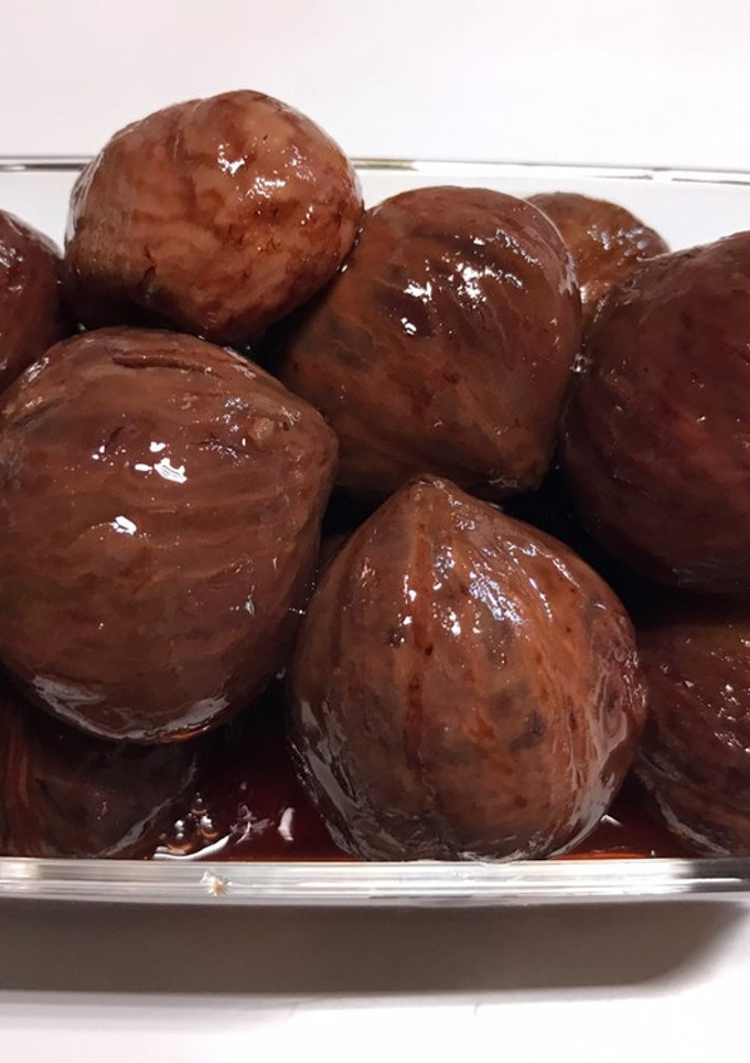 ♢大原千鶴さん風♢栗の渋皮煮-レシピのメイン写真