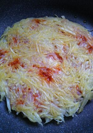 千切りじゃがいものピザ風焼き！-レシピのメイン写真