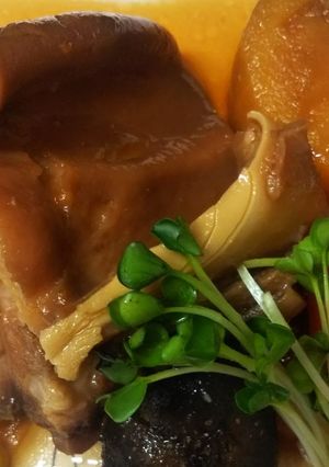 圧力鍋で！豚耳のトロトロ甘辛煮-レシピのメイン写真