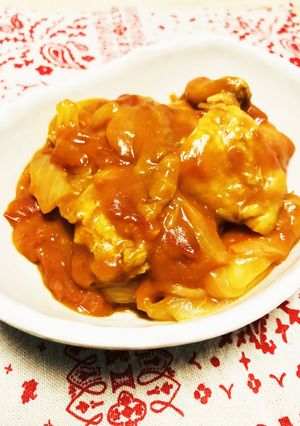 簡単！調味料なし！チキントマトクリーム煮-レシピのメイン写真