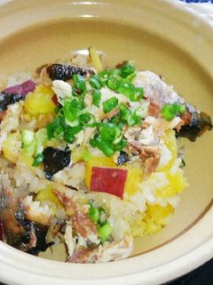 ☆さつま芋とサンマの炊き込みご飯☆☆-レシピのメイン写真