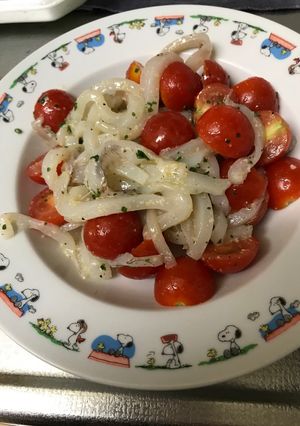 イカとトマトのサラダ-レシピのメイン写真