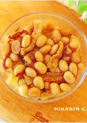 5分でできる箸休め☆佃煮で三目豆-レシピのメイン写真