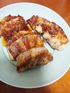 細切れ肉でも!蓮根の肉巻き-レシピのメイン写真