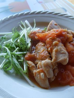 鶏肉のトマトソース炒め-レシピのメイン写真